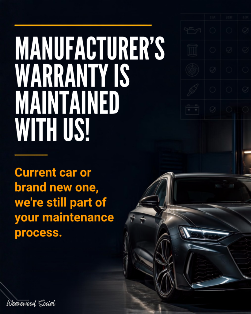 Your Manufacturer'S Warranty Is Maintained With Us! 6 Manufacturer Warranty Instagram Graphic 1